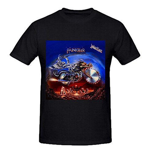 Judas Priest Painkiller Comfot Round Neck T Shirt For Men Black