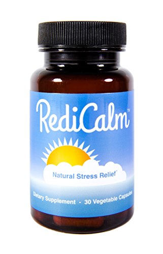 RediCalm (30 Veggie Caps) - Natural Relief from Stress and Anxiety - Non-GMO, Vegan, Gluten-Free