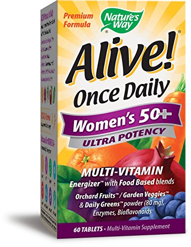 Nature's Way Alive! Once Daily Women's 50+ Ultra Potency Multi-Vitamin, 60 Tablets