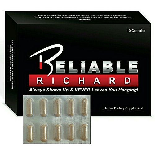 10x Reliable Richard All Natural Male Enhancement Capsules - Increase Libido Stamina and Energy - Time - Size - Stamina