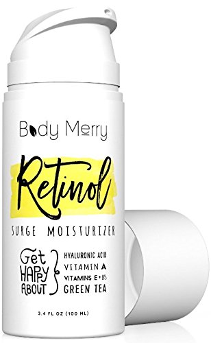 Retinol Surge Moisturizer- Retinol Cream 2.5% - 3.4 fl oz w Best Natural Ingredients Hyaluronic Acid Serum + Green Tea + Vitamins for Anti-Aging & Anti-Wrinkle & Even Skin Tone & Acne Care…