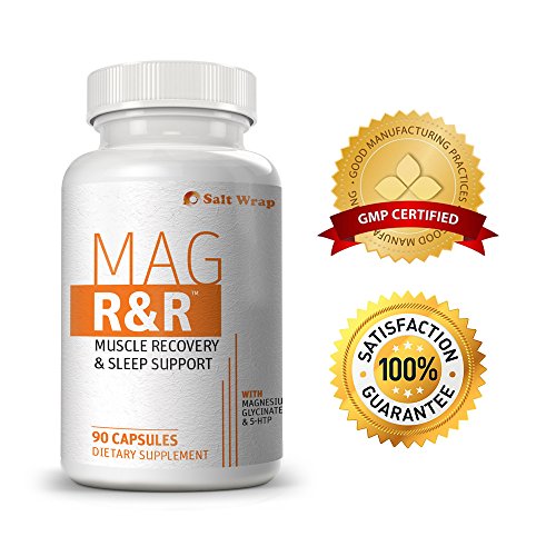 Mag R&R Natural Muscle Relaxant & Sleep Aid - EXTRA STRENGTH. Support for leg cramps, muscle tension, stress and sore muscles. From SaltWrap Biolabs