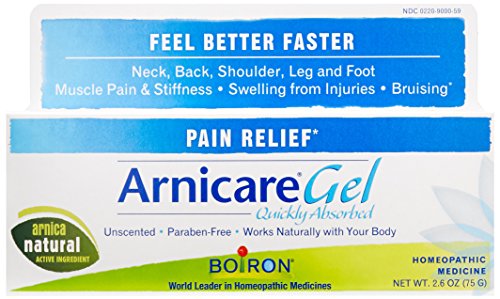 Boiron Arnica Gel for Pain Relief, 2.6 Ounce, Topical Analgesic for Neck Pain, Back Pain, Shoulder Pain, Leg and Foot Pain, Muscle Pain, Joint Pain Relief, Arthritis. Natural Active Ingredient