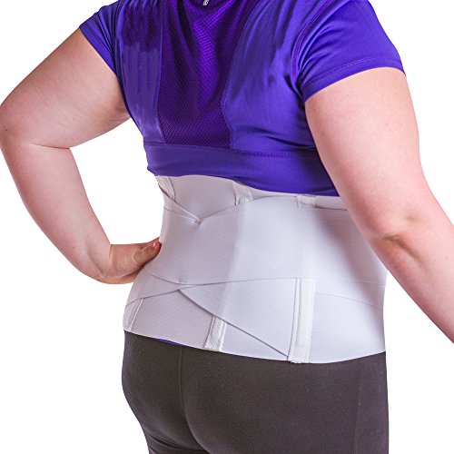 BraceAbility Women's Back Brace for Female Lower Back Pain Treatment & Lumbar Support (XL)