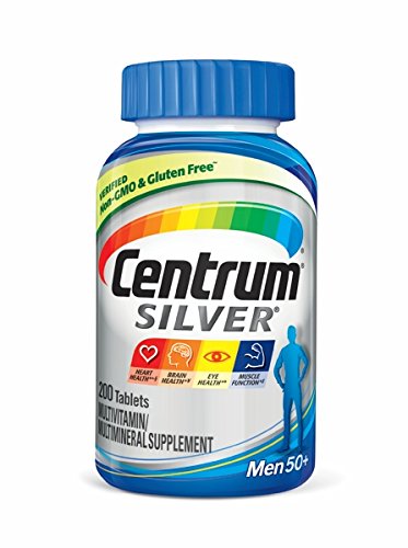 Centrum Silver Men (200 Count) Multivitamin / Multimineral Supplement Tablet, Vitamin D3, Age 50 and Older