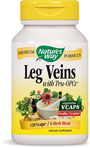 Nature's Way Leg Veins Support Blend; with Tru-OPCS; Vegetarian; 120 Vegetarian Capsules