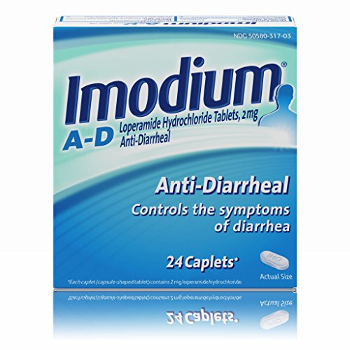 Imodium A-D Diarrhea Relief Caplets, 24 count, 2 mg