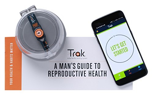 At Home Male Fertility Testing System by Trak, 4 Sperm Count Tests Included (FSA/HSA Eligible) Fast & Easy to Use, Accurate as Lab Tests, Maximize Your Chances of Getting Pregnant