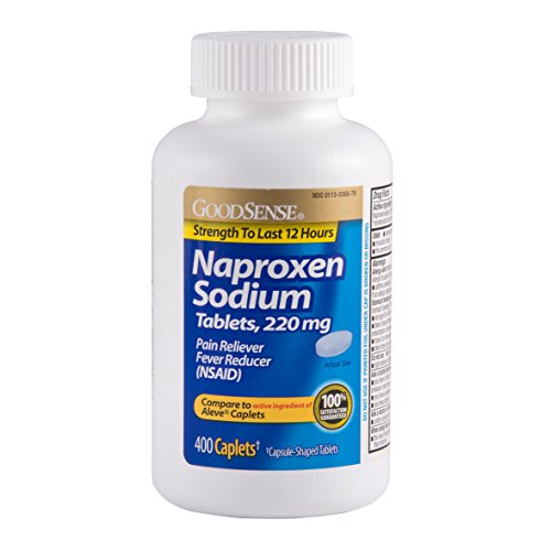 GoodSense All Day Pain Relief, Naproxen Sodium Caplets, 220 mg, 400 Count