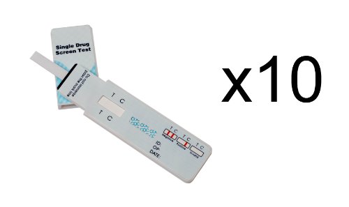 Single Panel Benzodiazepine Drug Test w/cassette (Benzo, Halcion, Librium, Rohypnol, Valium, Roofies, Tranks, Xanax) 10-Pack