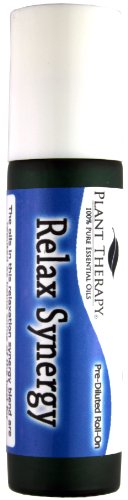 Relax Synergy Pre-Diluted Essential Oil Roll-On 10 ml (1/3 fl oz). Ready to use!
