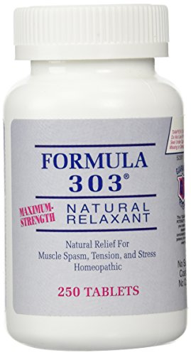 Formula 303 Maximum Strength Natural Relaxant | 250 Tablets