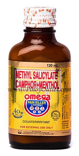 Methyl Salicylate Camphor+Menthol Omega Pain Killer Liniment 120ml