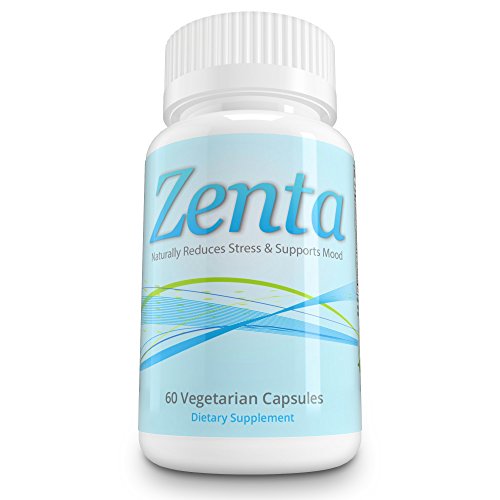 Zenta Anxiety Relief - Natural Anxiety, Stress, & Panic Relief Supplement - 60 Veggie Capsules - Mood Enhancer Anti-anxiety Pills - Best Anxiety Supplements - Natural Stress Relief Supplement