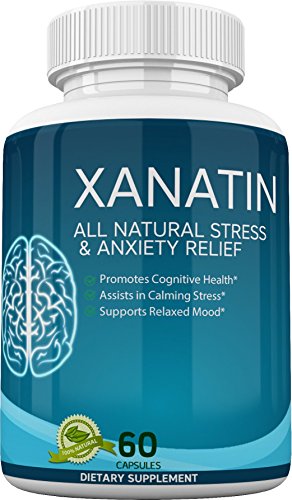 Xanatin - All Natural Stress & Anxiety Relief - Promotes Cognitive Health - Supports Relaxed Mood