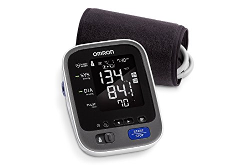 Omron 10 Series Wireless Upper Arm Blood Pressure Monitor with Cuff that fits Standard and Large Arms (BP786N) with Bluetooth Smart Connectivity