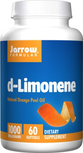 Jarrow Formulas D-Limonene, Protects the Esophagus, 1000 mg, 60 Softgels