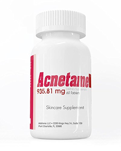 Addrena Acnetame 935.81 mg Acne Supplement Vitamins, 60 Natural Pills