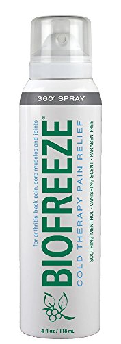 Bio Freeze Cold Therapy Pain Relief 360 Degree Spray, 4 Ounce
