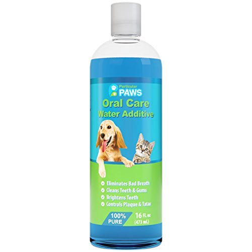 Fresh Breath Water Additive for Dogs and Cats - For Clean Teeth, Healthy Gums and Oral Care - 16oz