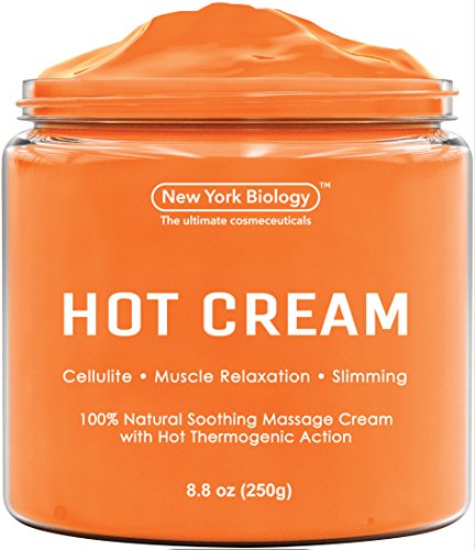Cellulite Cream & Deep Muscle Relaxation Cream - Huge 8.8 oz - 100% Natural Ingredients - Anti Cellulite Treatment Skin Toning & Firming Cream - Muscle Cream, Muscle Relaxer, Hot Cream