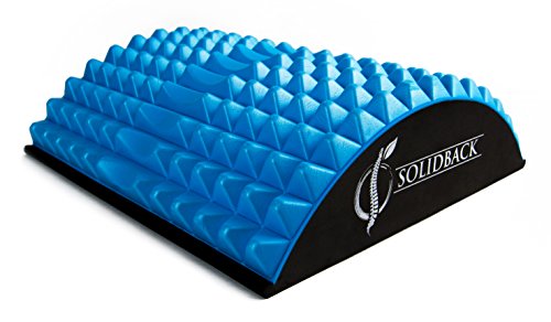 Lower Back Stretcher by SOLIDBACK - Chronic Lumbar Pain Relief Treatment Products Helps With Spinal Stenosis Sciatica Herniated Disc Upper and Low Neck Muscle