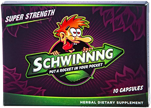 SCHWINNNG * SUPER STRENGTH - NEW ALL-NATURAL MALE ENHANCEMENT PILL * from the makers of SUSTAIN (10 capsules)