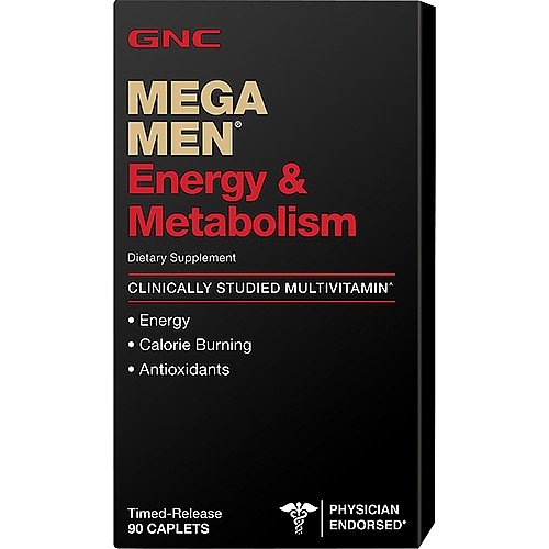 GNC Mega Men Energy & Metabolism Tablets, 90 Count