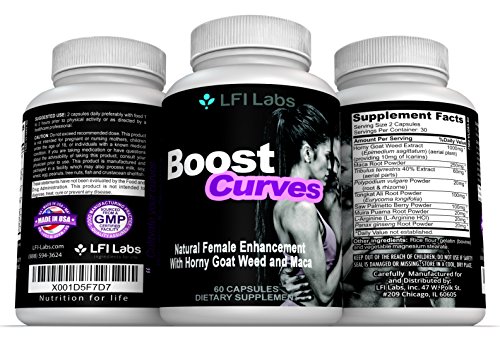 Boost Curves Butt Lifting Supplement — Breast Enlargement, Butt Enhancement & Libido Booster. Balance Hormone levels with All-In-One Female Enhancement Pills to Look Great