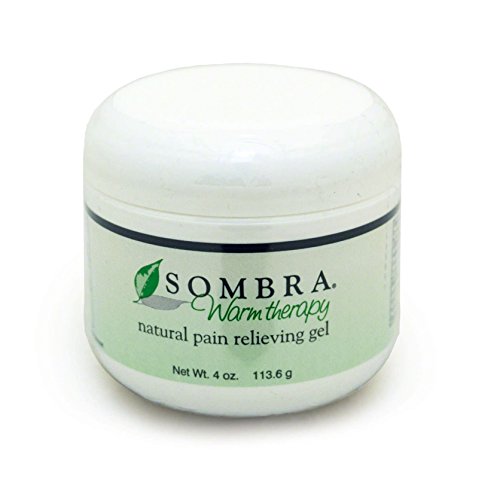 Sombra Warm Therapy Natural Pain Relieving Gel- Great Smelling Quick Absorption Formula for Pain Relief (4oz Jar)