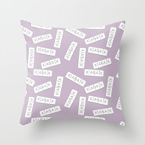 Decorative Pillow Case Xanax Black and White Cushion Cover 18