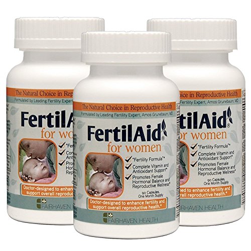 FertilAid for Women: Female Fertility Supplement - 3 Month Supply