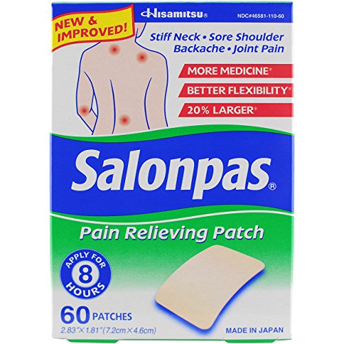 Salonpas Pain Relieving Patches,  60 Count