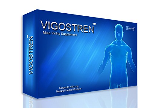 Ultra Strong Male Virility Supplement by Vigostren® - Sexual Performance Enhancement Pills - Food Supplement - Testosterone Booster - Best Sexual Stimulant for Men