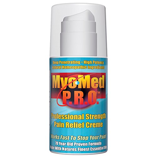 Best Pain Relief Cream. Professional Strength Anti Inflammatory Treatment. Nine Potent Power Packed Pain Relieving Ingredients Give You Fast Relief For ALL Muscle & Joint Pain. By MyoMed PRO 3.5oz.