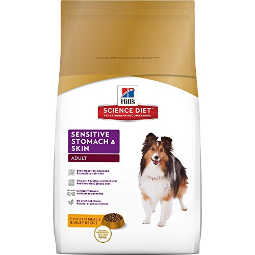 Hill's Science Diet Adult Sensitive Stomach & Skin Chicken Meal & Barley Recipe Dry Dog Food, 30 lb bag