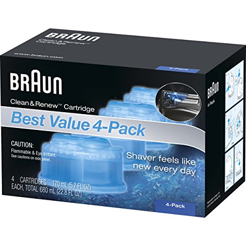 Braun Clean & Renew Refill Cartridges CCR - 4 Count