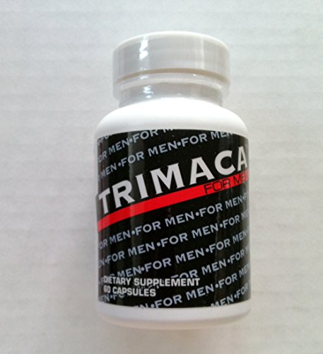 Trimaca for Men - Male Sexual Enhancement for Erectile Dysfunction, Increase Libido, Low Sex Drive. 60 Capsules - All Natural, Made in USA - Free Shipping, Money Back Guarantee