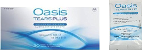 35 Vials Oasis TEARS PLUS Preservative-Free Lubricant Eye Drops (1 box of 30 vials and one 5 vial packet)