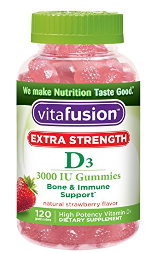 Vitafusion Extra Strength Vitamin D3 Gummies, 120 Count