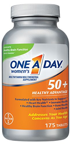 One A Day Women's 50+ Healthy Advantage Multivitamin Multimineral Supplement Tablets, 175 Count