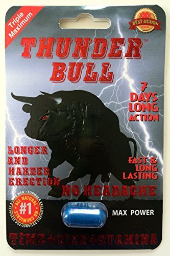 Thunder Bull Triple Maximum Male Enhancement Sexual Pill! Long Lasting!-12 Pills! by Red Lips 2