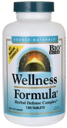 Source Naturals Wellness Formula Herbal Defense Complex Supplement, 180 Count