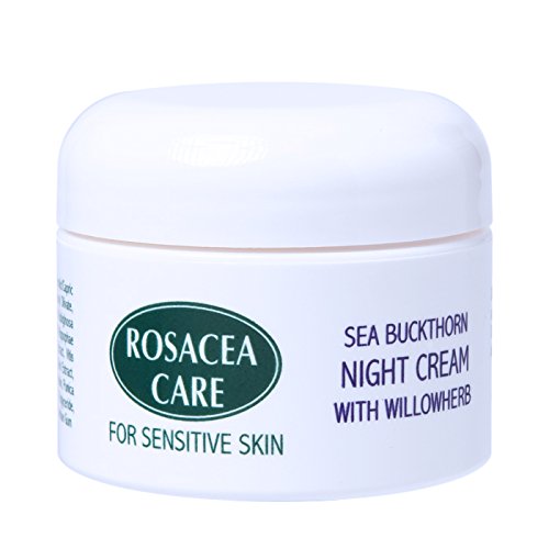 Rosacea Care Night Cream - Nourishing, deep moisturizer, healing for rosacea skin (1 Oz)