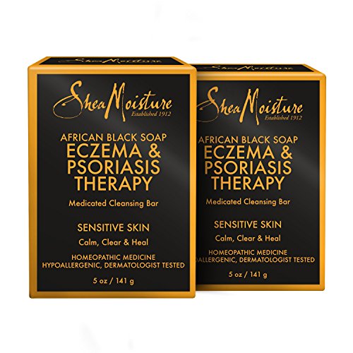 SheaMoisture African Black Soap Eczema & Psoriasis Therapy | Pack of 2 | 5 oz.