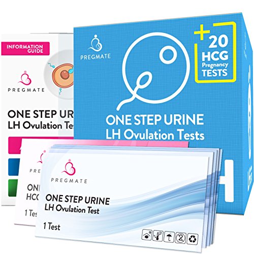 PREGMATE 50 Ovulation LH And 20 Pregnancy HCG Test Strips One Step Urine Test Strip Combo Predictor Kit Pack (50 LH + 20 HCG)