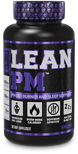 LEAN PM Night Time Fat Burner, Sleep Aid Supplement, Appetite Suppressant for Men and Women - 60 Stimulant-Free Veggie Weight Loss Diet Pills