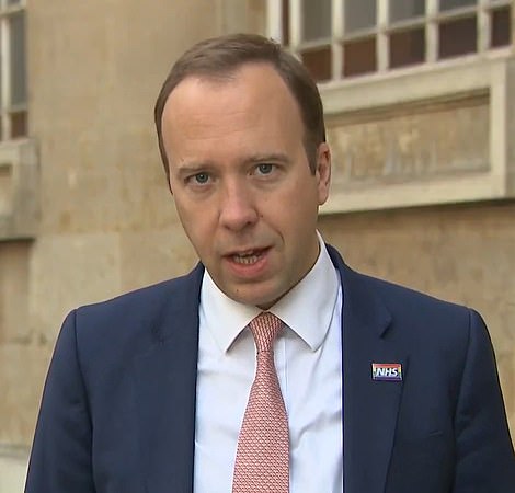 The Health Secretary pleaded with the public to 'come together to tackle this virus'
