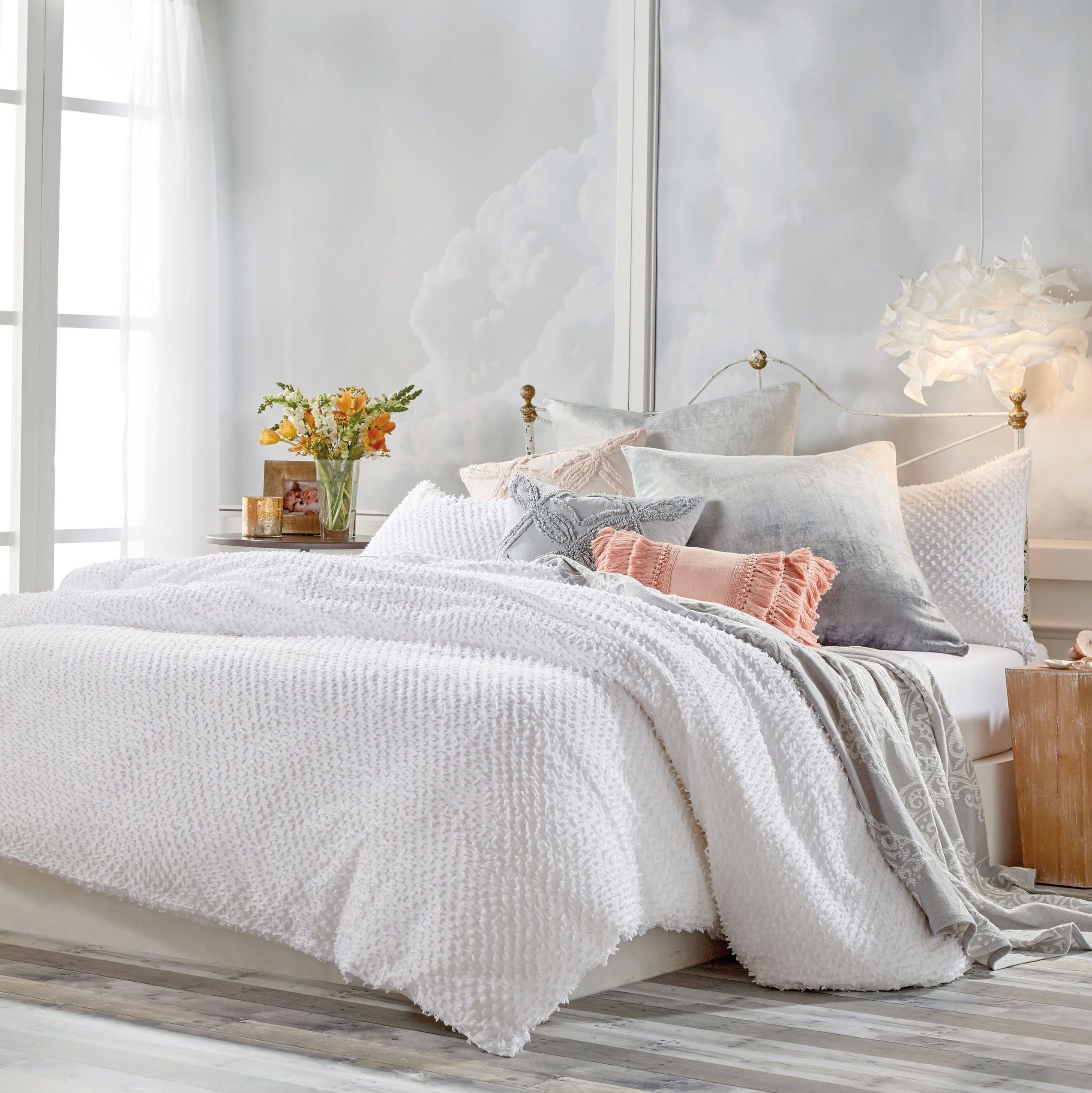 Peri Home Dot Fringe Comforter & Sham Set