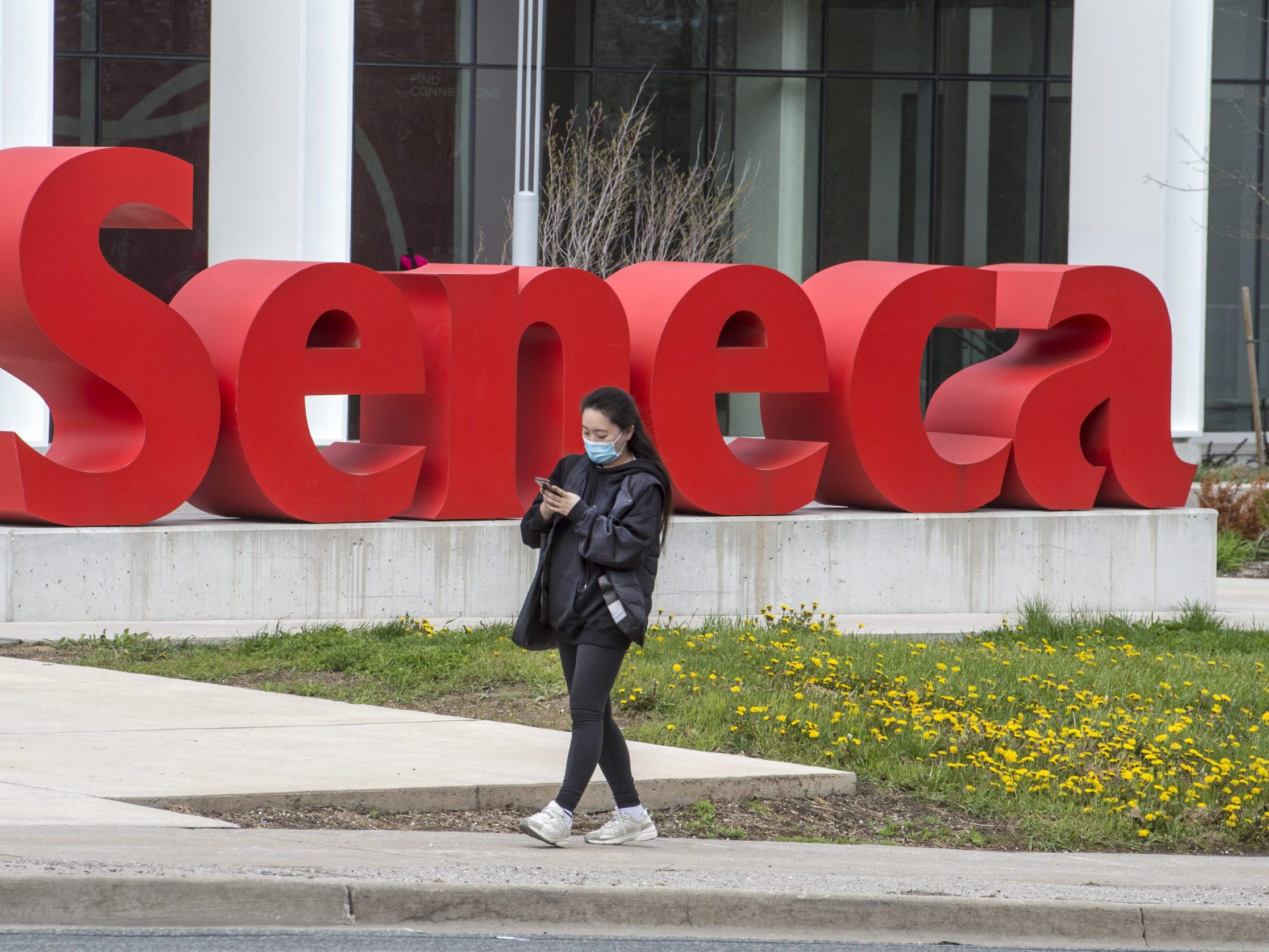 Only those fully inoculated against COVID will be invited back this fall at Seneca College locations that include the Newnham Campus in North York. Ont.